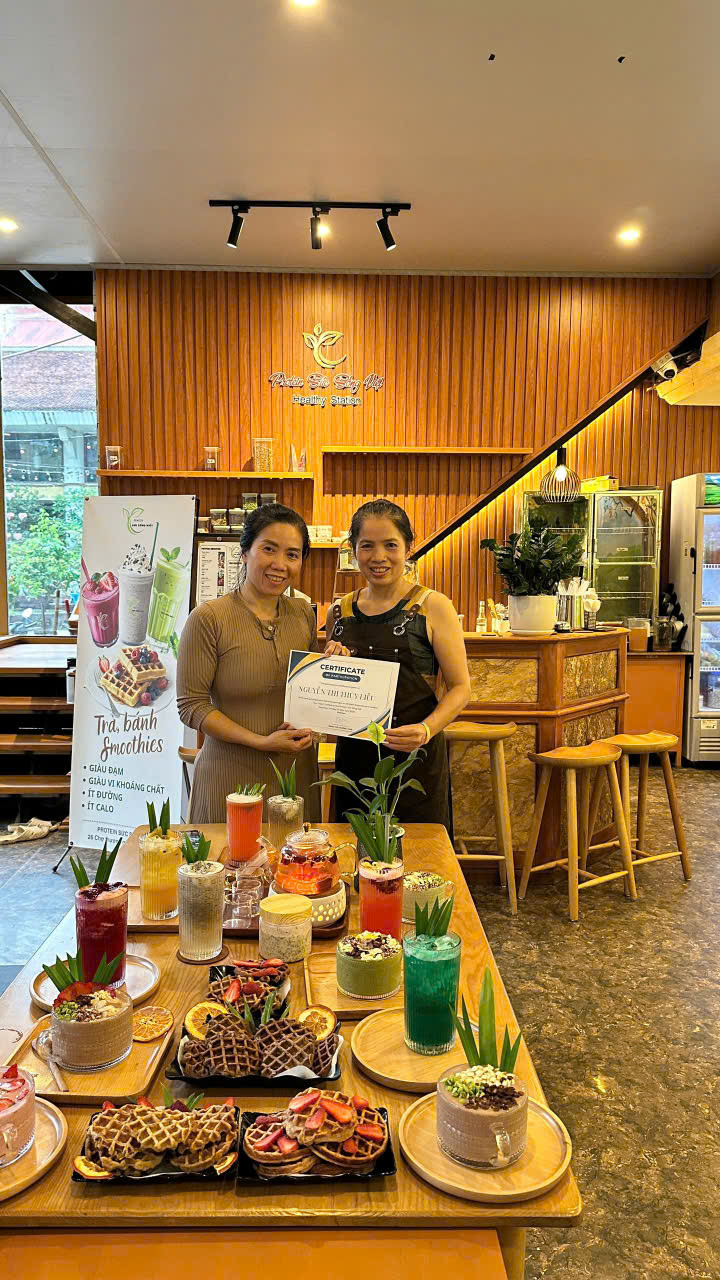 Buổi tốt nghiệp khoá Smoothies với cộng đồng học viên đông đảo
